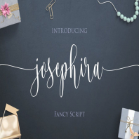  Josephira Fancy Script Font