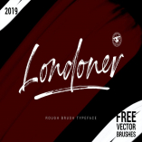 Londoner - Rough Brush Font