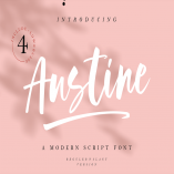 Austine - A Modern Script Font MS