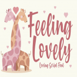 Feeling Lovely - Loving Script Font