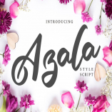 Azala | Style Script Font