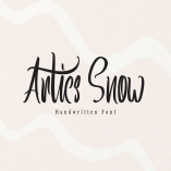 Artics Snow - Handwritten Font