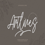 Artlines - Modern Handwritten Font