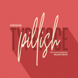 Pillish Font Duo - Sans And Script
