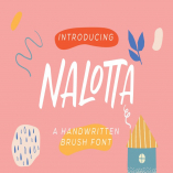 Nalotta - Handwritten Brush Font