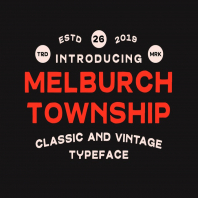 Melburch Typeface