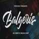 Balgeris - Authentic Brush Font