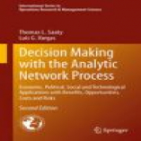 Decision Making with the Analytic Network Process: Economic, Political, Social and Technological Applications with Benefits, Opportunities, Costs and Risks